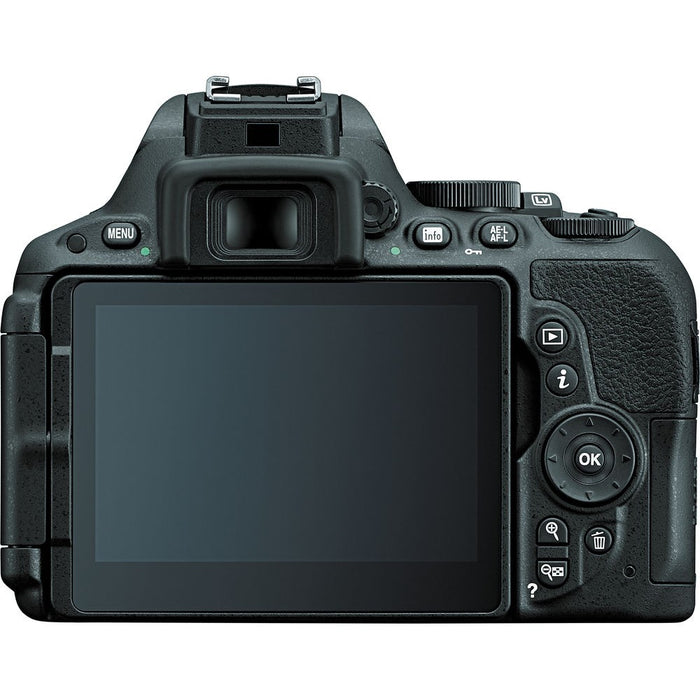 Nikon D5500/D5600 DSLR Camera with AF-P 18-55mm VR and 70-300mm Lenses (Black)
