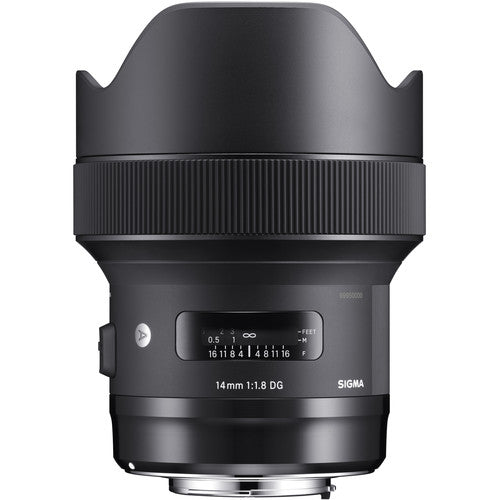 Sigma 14mm f/1.8 DG HSM Art Lens for Nikon F Flash Bundle