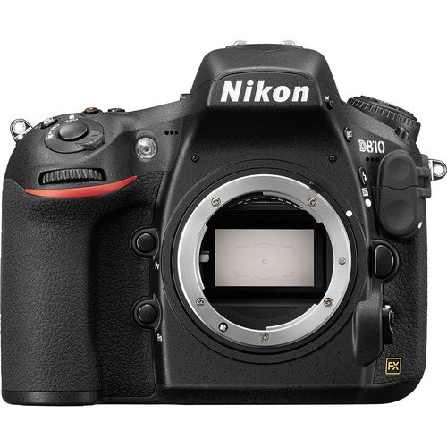 Nikon D810 Digital SLR Camera Body with 64GB Card + Battery &amp; Charger + Case + GPS Adapter + Kit