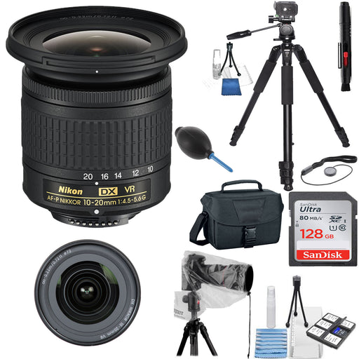 Nikon AF-P DX NIKKOR 10-20mm f/4.5-5.6G VR Lens Rain Bundle