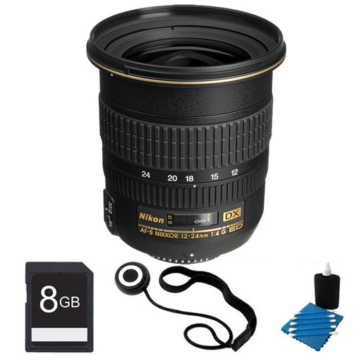 Nikon AF-S DX Zoom-NIKKOR 12-24mm f/4G IF-ED Lens Basic Bundle