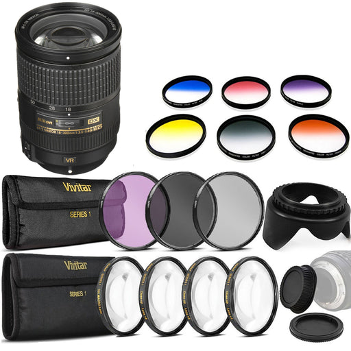 Nikon AF-S DX NIKKOR 18-300mm f/3.5-5.6G ED VR Lens Filter Bundle