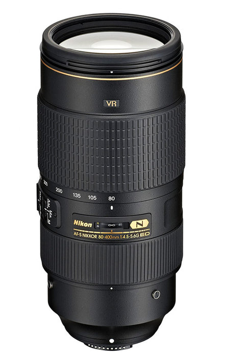 Nikon AF-S NIKKOR 80-400mm f/4.5-5.6G ED VR Lens w/ 64GB Ultimate Kit