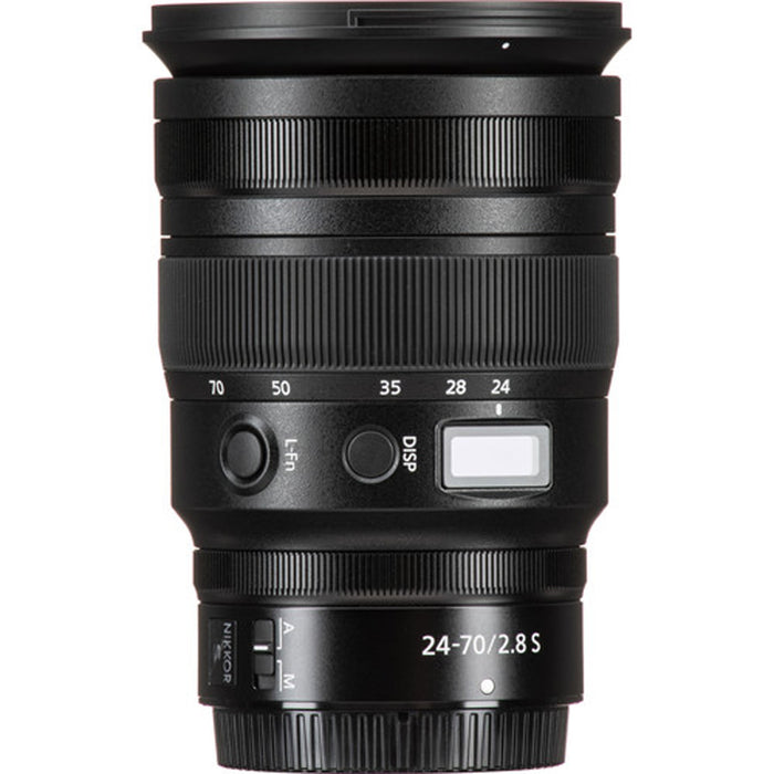 Nikon NIKKOR Z 24-70mm f/2.8 S Lens Backpack Bundle