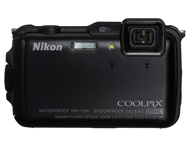 Nikon COOLPIX AW120 Waterproof Digital Camera (Black)