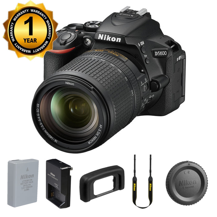 Nikon D5600 DSLR Camera with 18-140mm Lens USA Retail
