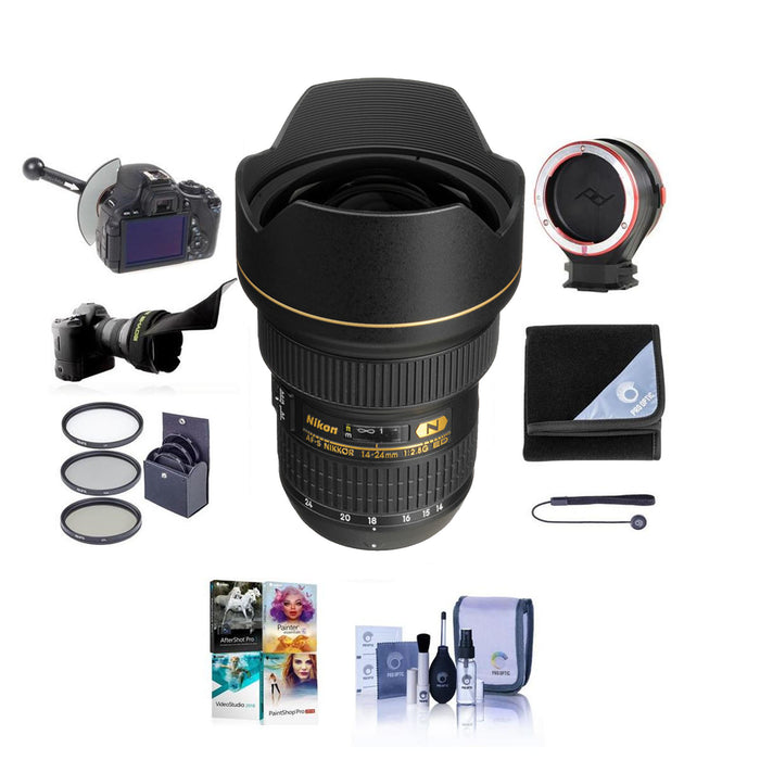 Nikon AF-S NIKKOR 14-24mm f/2.8G ED Lens Supreme Bundle