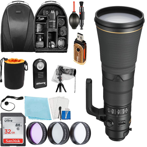 Nikon AF-S NIKKOR 600mm f/4E FL ED VR Lens Professional Kit