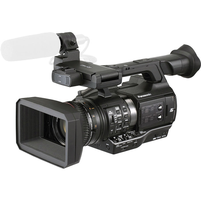 Panasonic AJ-PX270 microP2 Handheld AVC-ULTRA HD Camcorder with Spare Battery | AC/DC Charger | UV Filter &amp; Cleaning Kit