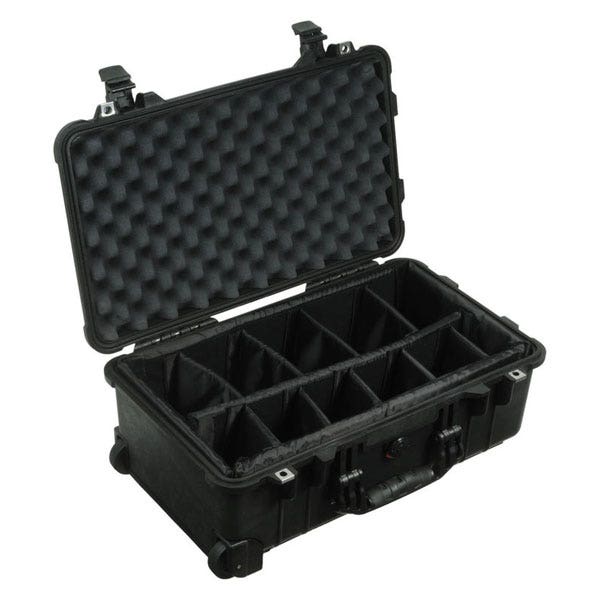 Pelican 1514 Carry On 1510 Case with Dividers - Black