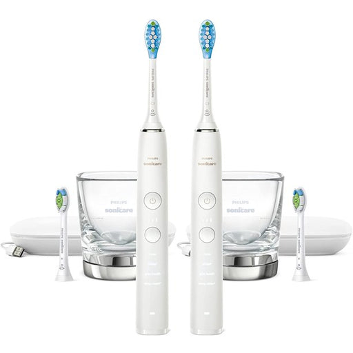 Philips Sonicare DiamondClean Connected Rechargeable Toothbrush 2 pack White/White