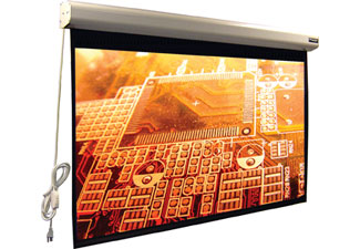 Vutec Lectric I RF Motorized Screen 100 x 100 AV 4:3 HD Format