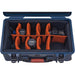 Porta Brace PB-2550DSLR Medium, Wheeled DSLR Case (Blue)