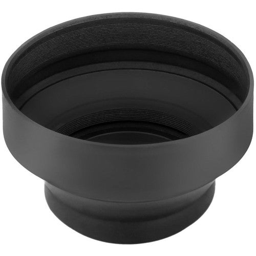 Sensei 72mm 3-in-1 Collapsible Rubber Lens Hood for 28mm to 300mm Lenses