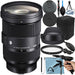 Sigma 24-70mm F/2.8 DG DN Art Lens for Sony E with Tripod + UV Filter + A-Cell Accessory Bundle