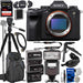 Sony a1 (Alpha 1) Mirrorless Camera (Body Only) with Advanced Accessory Bundle: SanDisk 128GB Extreme Pro SDXC, 2x Extended Life Batteries, 2-in1 Lightweight 80 Tripod / Monopod &amp; More