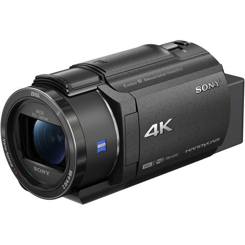 Sony FDR-AX43A UHD 4K Handycam Camcorder with 2x 32GB MCs Essential Video Bundle - NJ Accessory/Buy Direct & Save
