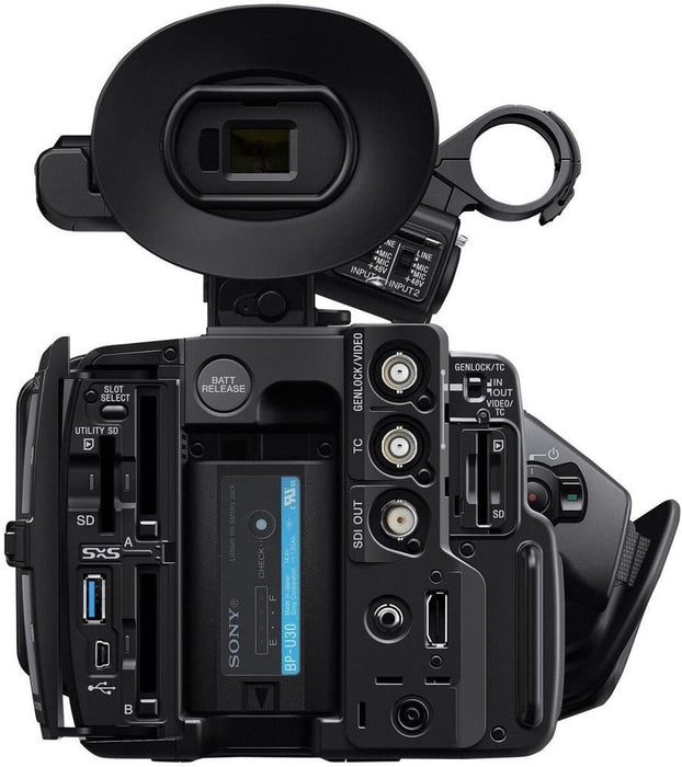 Sony PXW-X160 Full HD XDCAM Handheld Camcorder LED Light 32GB Tripod Bundle