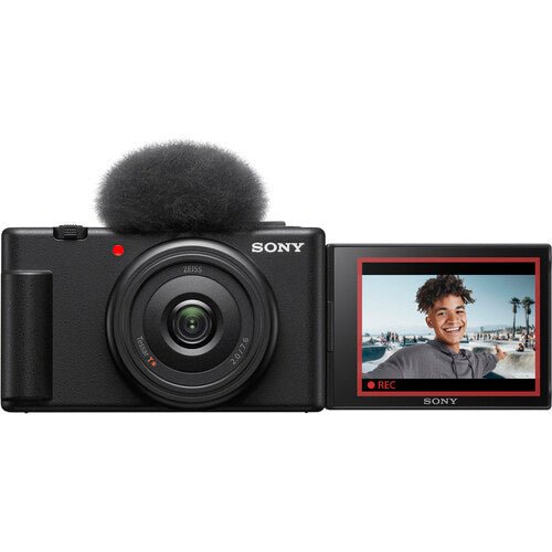 Sony ZV-1F Digital Camera with 64GB Memory Card, External Charger &amp; Accessories Bundle - NJ Accessory/Buy Direct & Save