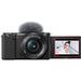 Sony Alpha ZV-E10 Mirrorless Camera with 16-50mm Lens (Black)