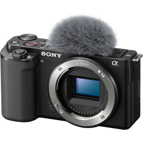 Sony ZV-E10 Mirrorless Camera (Black, Body Only)