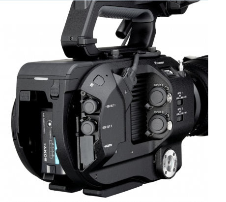 Sony PXW-FS7 XDCAM Super 35 Camera System + 2 Replacement BP-U90 8200mAh Battery Pack + 36 LED Video Light + Microfiber,
