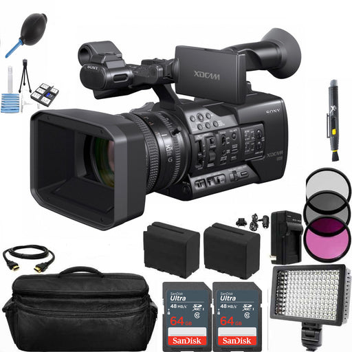 Sony PXW-X180 Full HD XDCAM Handheld Camcorder with 2X Spare Batteries | 2X 64GB Memory Cards | Filter Kit &amp; More
