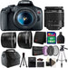 Canon EOS Rebel T7/2000D DSLR Camera with 18-55mm Lens Starter Package