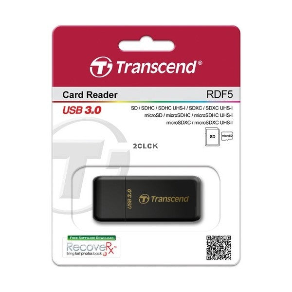 Transcend USB 3.0 SDHC / SDXC / microSDHC/SDXC Memory Card Reader