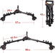 Tripod Dolly, Heavy Duty Tripod Dolly with Wheels Adjustable Leg Mounts Compatible with Tripods for Cameras