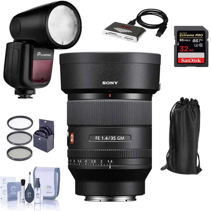 Sony FE 35mm f/1.4 GM Lens Ultra Accessory Bundle