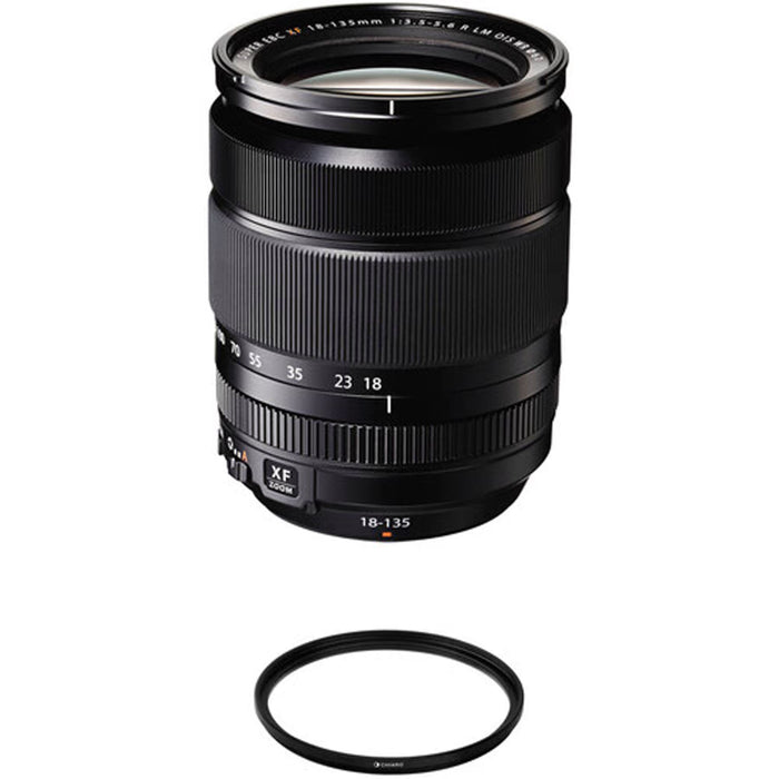 Fujifilm XF 18-135mm f/3.5-5.6 R LM OIS WR Lens with Free Filter Kit