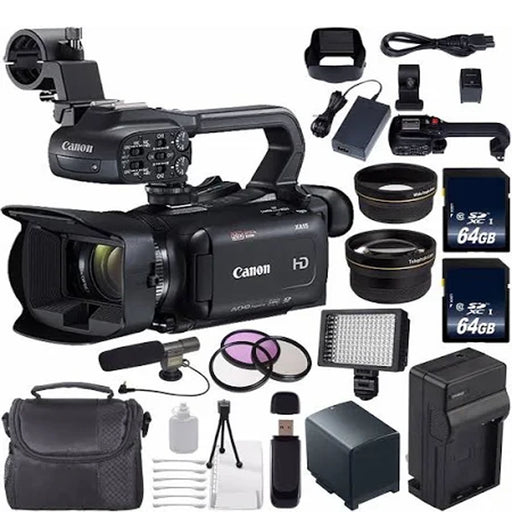 Canon XA11 Compact Full HD Camcorder with HDMI and Composite Output W/ 128GB Memory Card Supreme Bundle