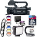 Canon XA11 Compact Full HD Camcorder with HDMI and Composite Output + 6PC Graduated Color Filter + LED - 32GB Kit