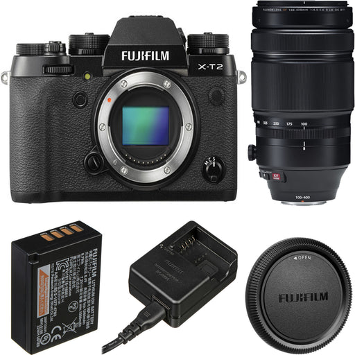 Fujifilm X-T2 Mirrorless Digital Camera with FUJIFILM XF 100-400mm f/4.5-5.6 R LM OIS WR Lens